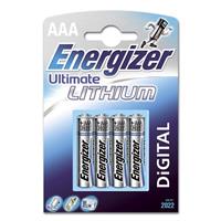 Batteri AAA.Litium/4st.Energizer