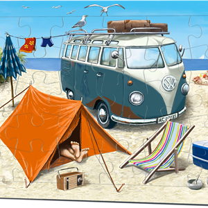 Minnesbitar-Camping, 30 bitar, 33x23 cm