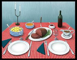 Söndagsmiddag,  70x50 cm (poster)