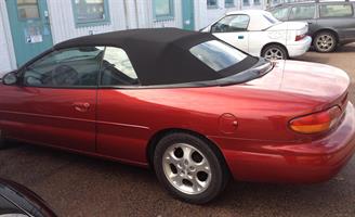 Sufflett Chrysler Stratus/Sebring 00-06 tyg svart combo