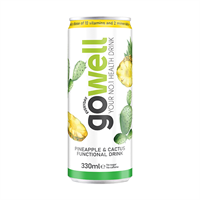 Gowell 24 x 33cl Pineapple & Cactus