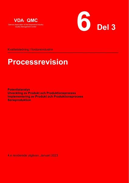 Processrevision VDA 6.3:2023