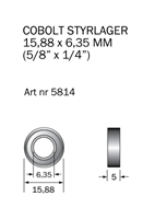 Kullager 15,88 x 6,35 mm