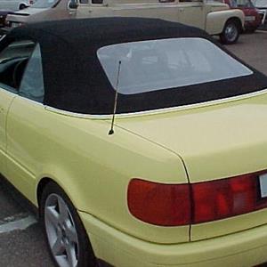 Sufflett Audi 80 tyg TW svart