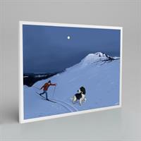 Skymning, 50x70 cm (Poster, inramad)