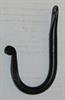 VÄGGKROK ENKEL SVART 8cm