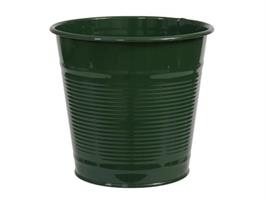 Plåtkruka mörkgrön D13cm