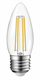LED Filament Kron 4W E27 Klar DIM E-nr: 8297795