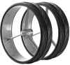 JuCad Tires for Back wheels (pair), Black