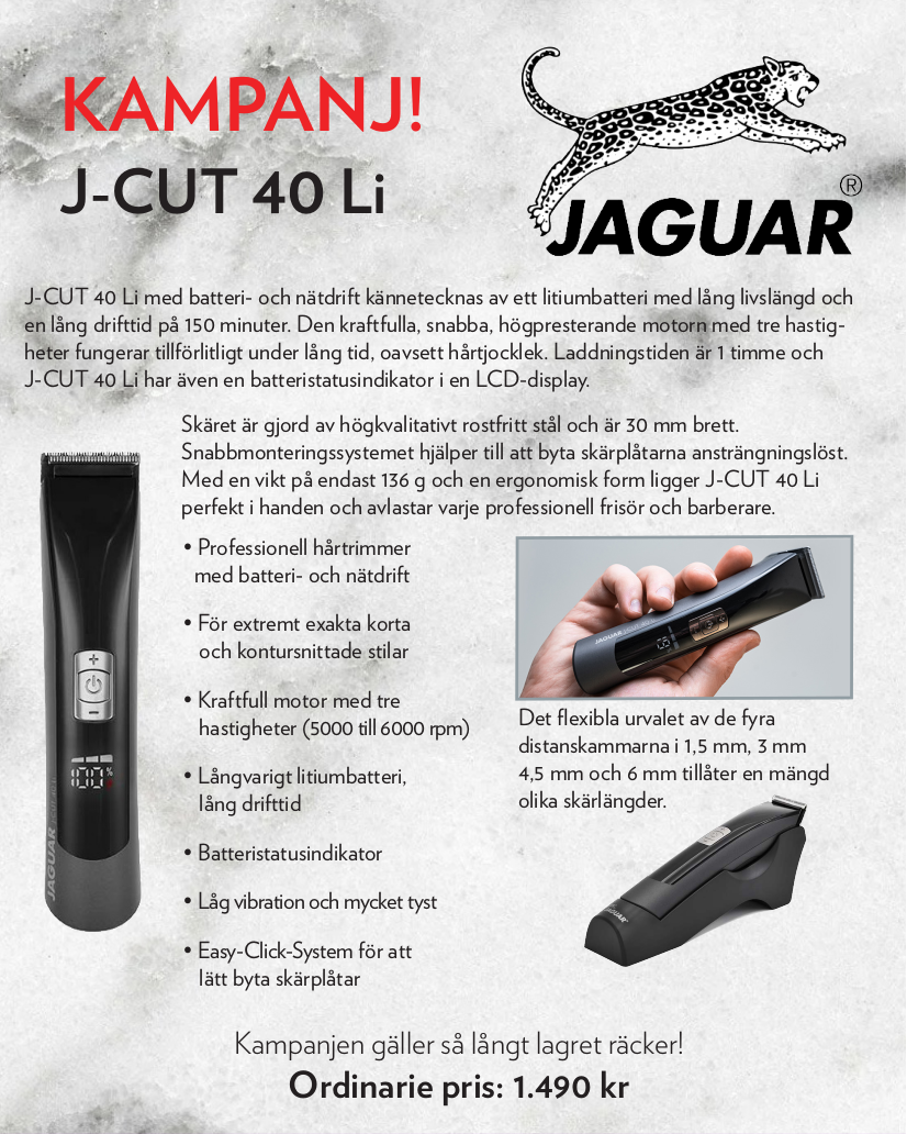 Jaguar J-Cut 40 Lithium Trimmer