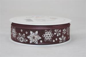 Band 25 mm dusky berry/silver 20 m/r