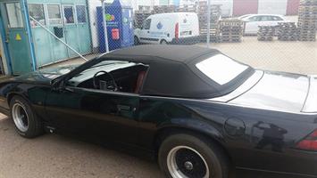 Sufflett Camaro/Firebird 87-88 tyg svart