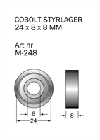 M-248 Kullager 24 x 8 x 8 mm