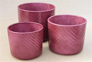 Kruka Spirelli bordeaux olika storlekar