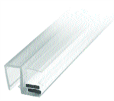Magnetlist 90 gr. m/anslag for 6 mm glass - 1 par