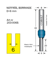 Notfräs D=6 L=20 TL=65 S=8