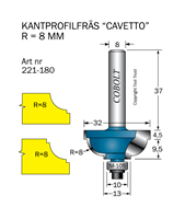 Kantprofilfräs CAVETTO R=8 L=14 F=11