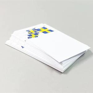 Kort SP mini Sverigeflaggor 50/bt