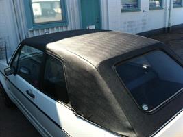 Sufflett Golf I 80-93 vinyl svart