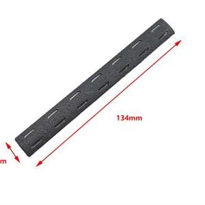 Rail Covers 5-pack M-LOK Svart 10x135mm gummi