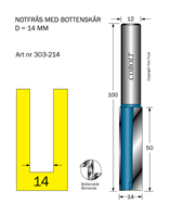 Notfräs D=14 L=50 TL=100 S=12