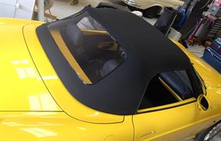 Sufflett Fiat Barchetta 95-05 tyg svart original