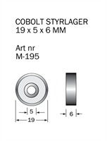 M-195 Kullager 19 x 5 x 6 mm