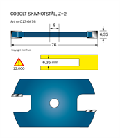 Notskiva L=6.35 D=76 Z=2