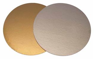 Bricka guld/silver D20cm i papp 100/fp