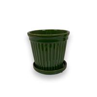 Kruka Terra Stripe Glaze green M