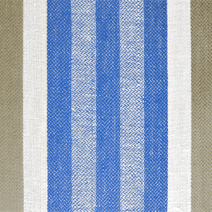 Lervik löpare 37x200 cm, koboltblå/natur/vit