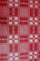 Mormor bordsduk 130x250 cm, röd