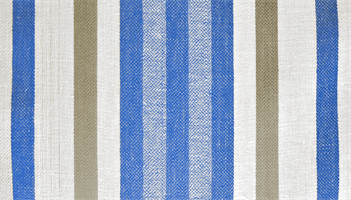 Lervik löpare 37x150 cm, koboltblå/natur/vit