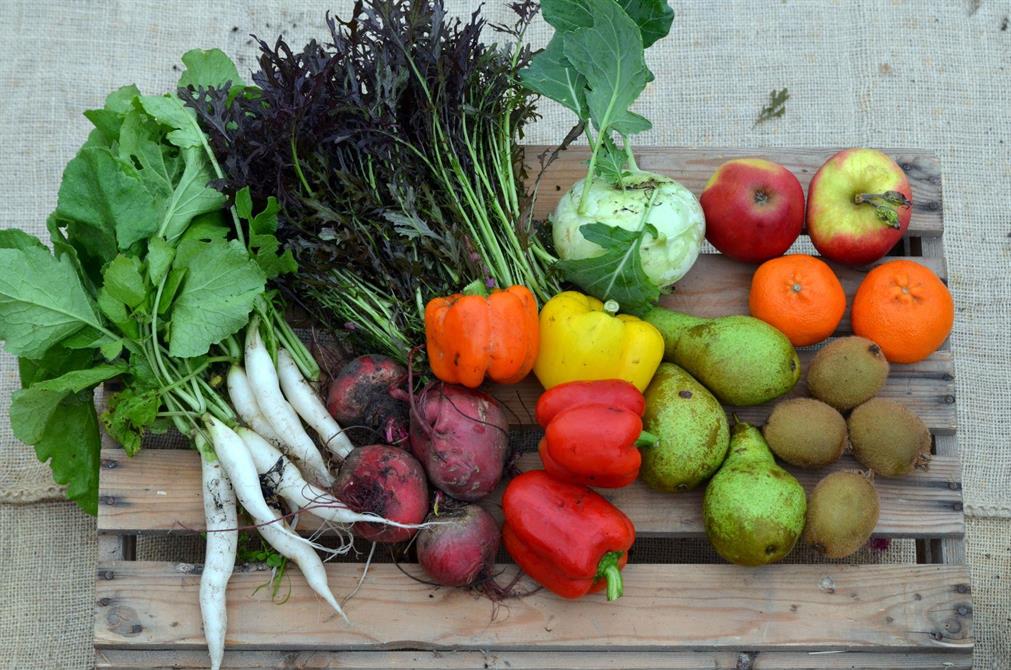 klif Streng Hick onbespoten groente, fruit en overige voedingsmiddelen.