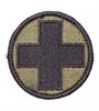 Medic patch W Velcro green/black