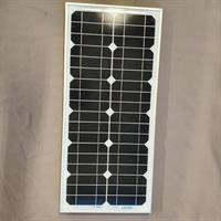 25W DC-Solar solcellepanel 29x64cm