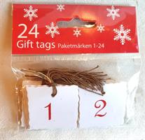 Adventskalendernummer 1-24