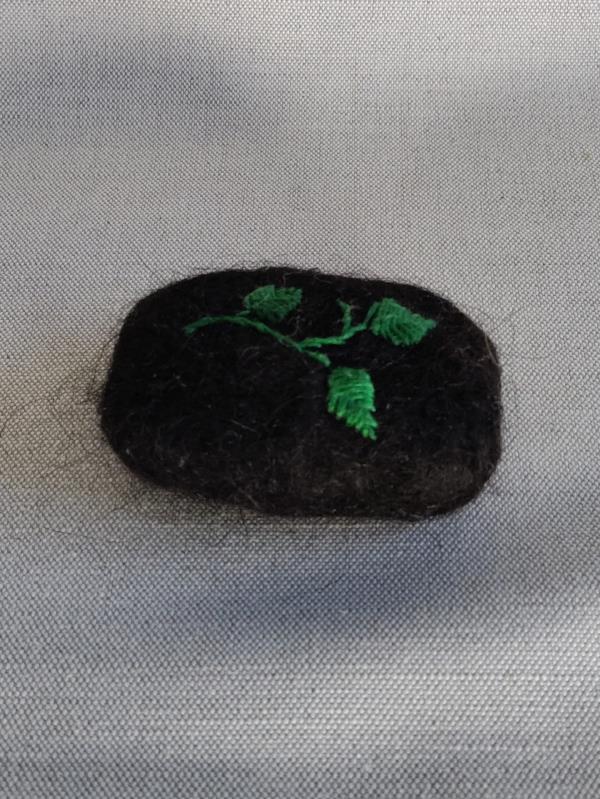 Broderad tovad tvål