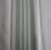 Sofiero örngott barnsäng 35x55 cm, vit/ljusgrön rand