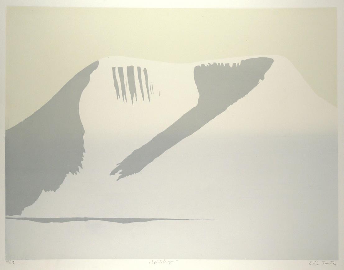 "Spitsbergen", silketrykk, 49 x 64,5 cm.