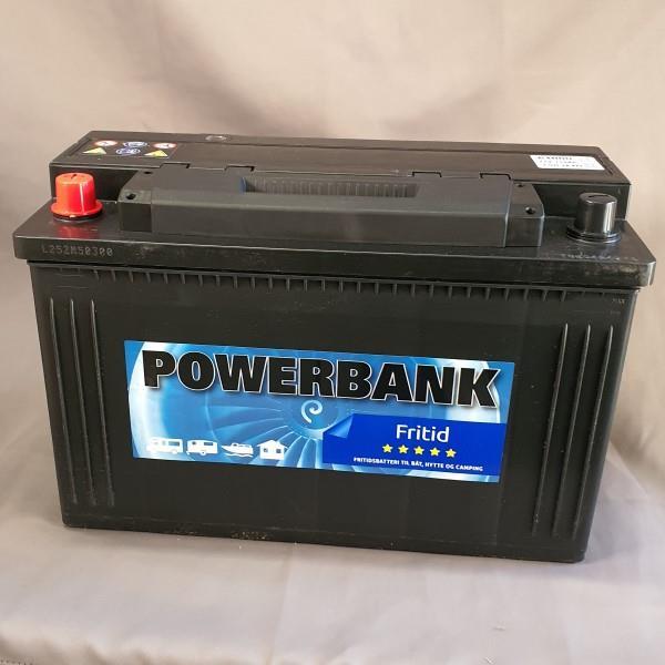 Powerbank 115Ah Fritidsbatteri L=35, H=23, B=17cm,