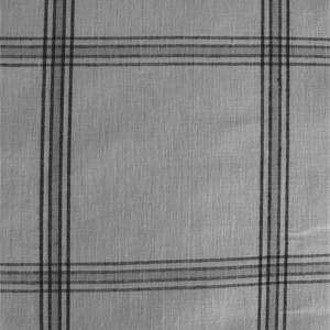 Linnea bordsduk 130x200 cm, Rutig grå