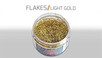 Light gold flakes Custom Creative
