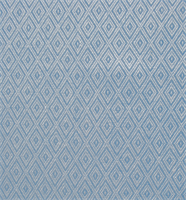 Gåsöga bastusittlapp dubbel 50x50 cm, ljusblå