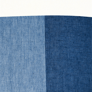 Arild handduk 50x70 cm, koboltblå/vit