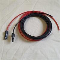 Solar-kabel 4mm2 med plugg 2stk 2,5meter