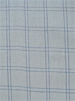 Köksrutan handduk 50x70 cm, ljusblå/vit