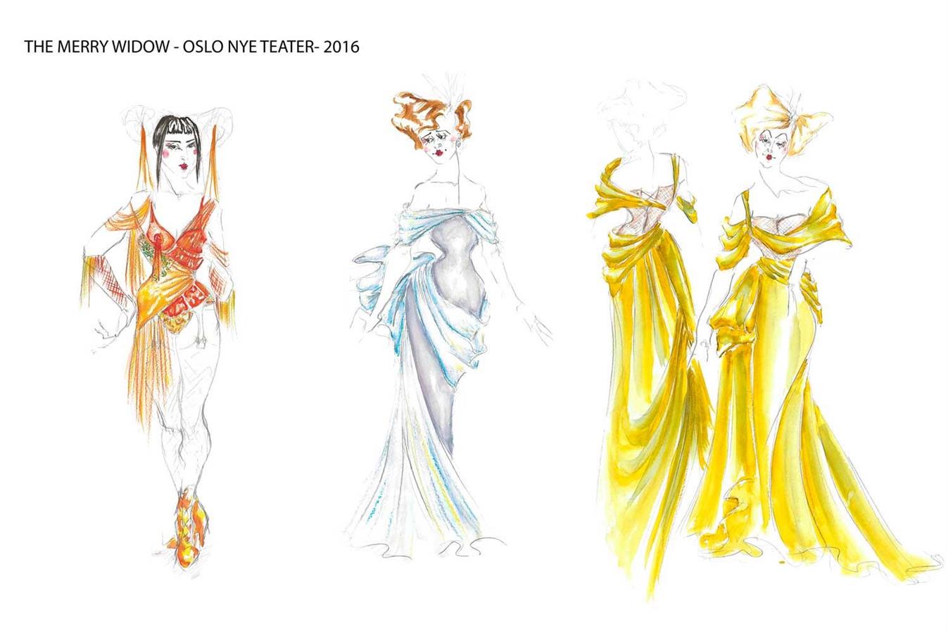 The Merry Widow - Oslo Nye Teater - Director: Svein Sturla Hugnes - Costume design: Christina Lovery