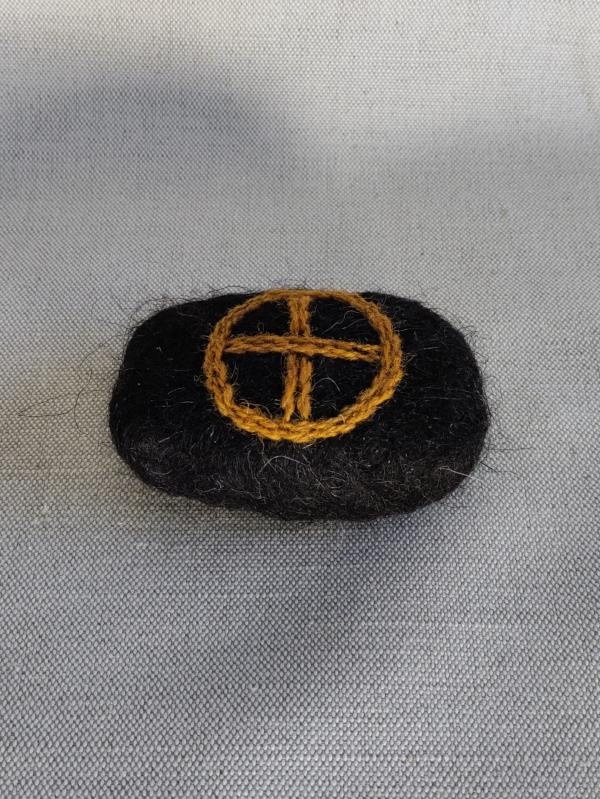 Broderad tovad tvål