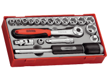 Hylsyavainsarja Tengtools 3/8 TT3819 19 os.